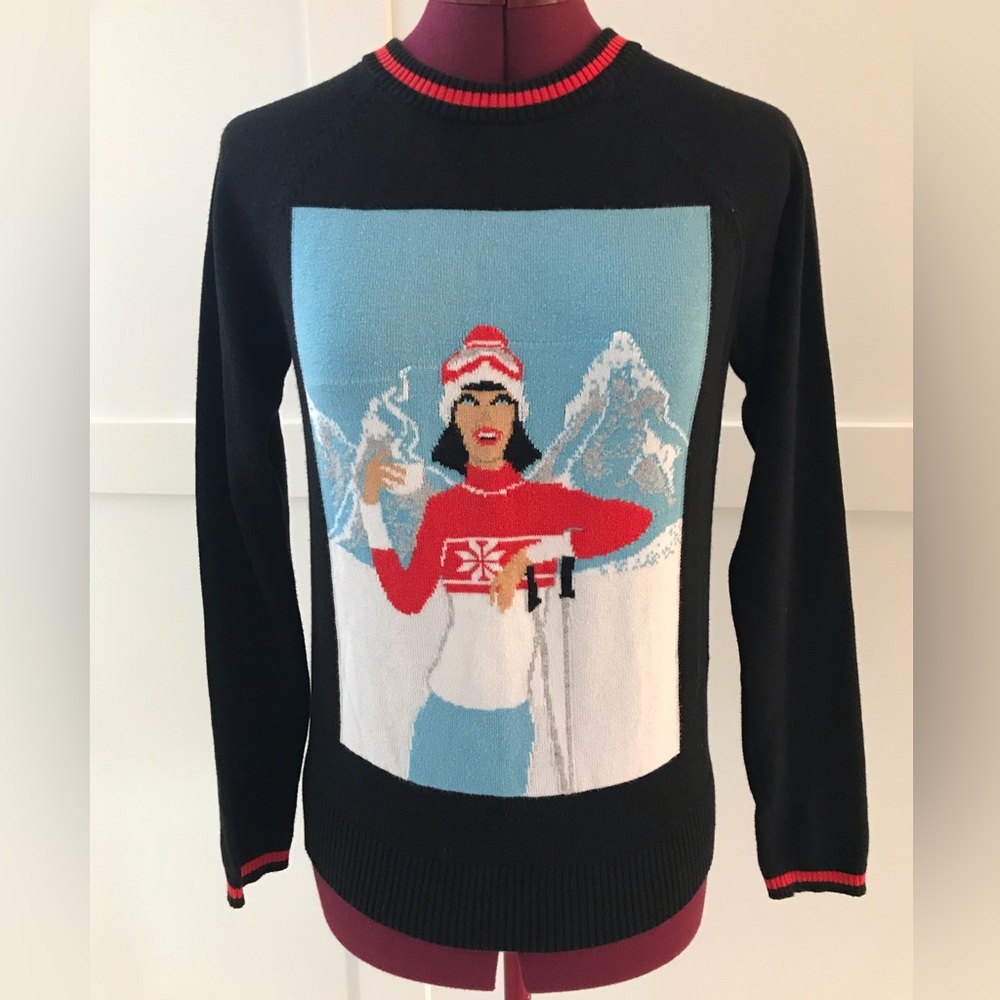Christmas Winter Graphic Sweater Women’s Size XS